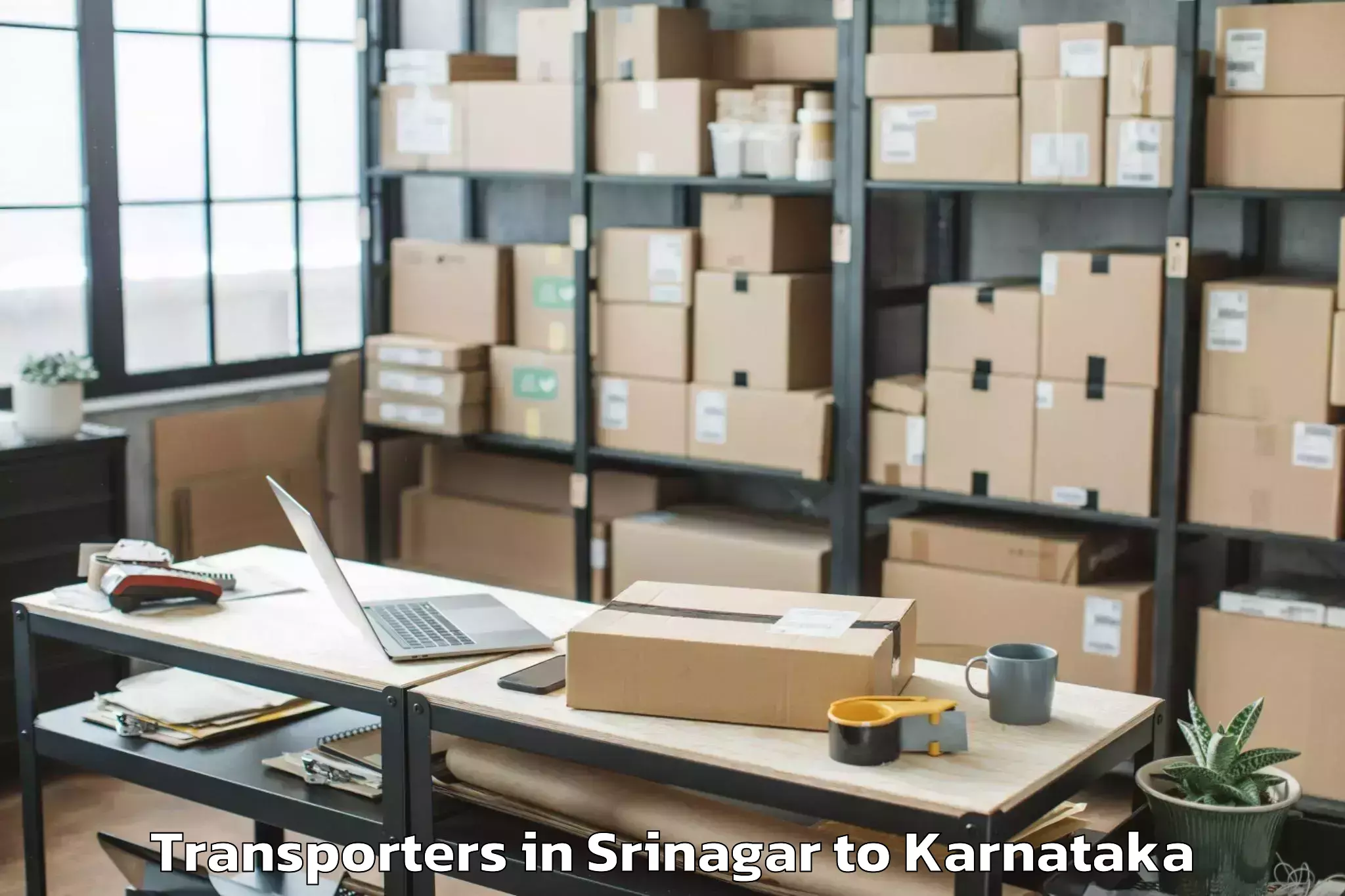 Book Srinagar to Nitte Mangaluru Transporters Online